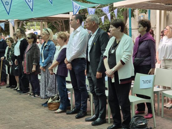 טקס יום השואה רעות תל-אביב